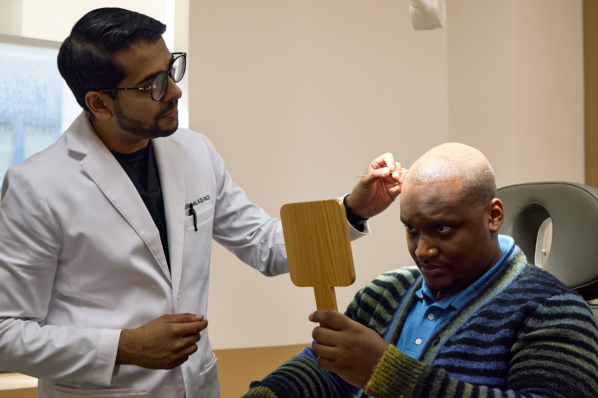 Hair restoration recovery process